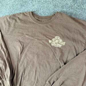 SMI Properties No Limits Texas Motor Speedway Shirt Mens M Brown Graphic Cotton